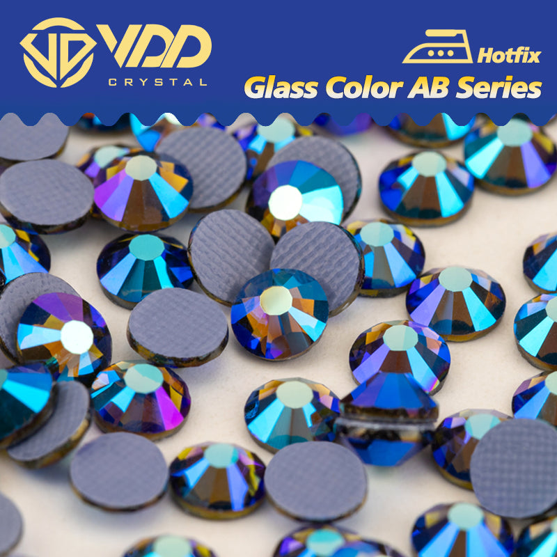 VDD  092 Olivine AB Ocean Series High Quality  Hot-Fix Glass Crystal Rhinestones Flatback Strass Stones