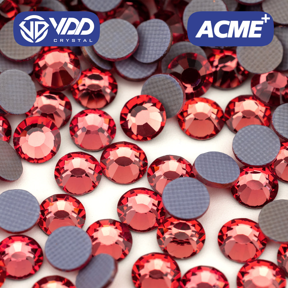 VDD 016 Padparadscha  ACME+Series AAAAA Top Quality Hot-Fix Glass Crystal Rhinestones Flatback Strass Stones