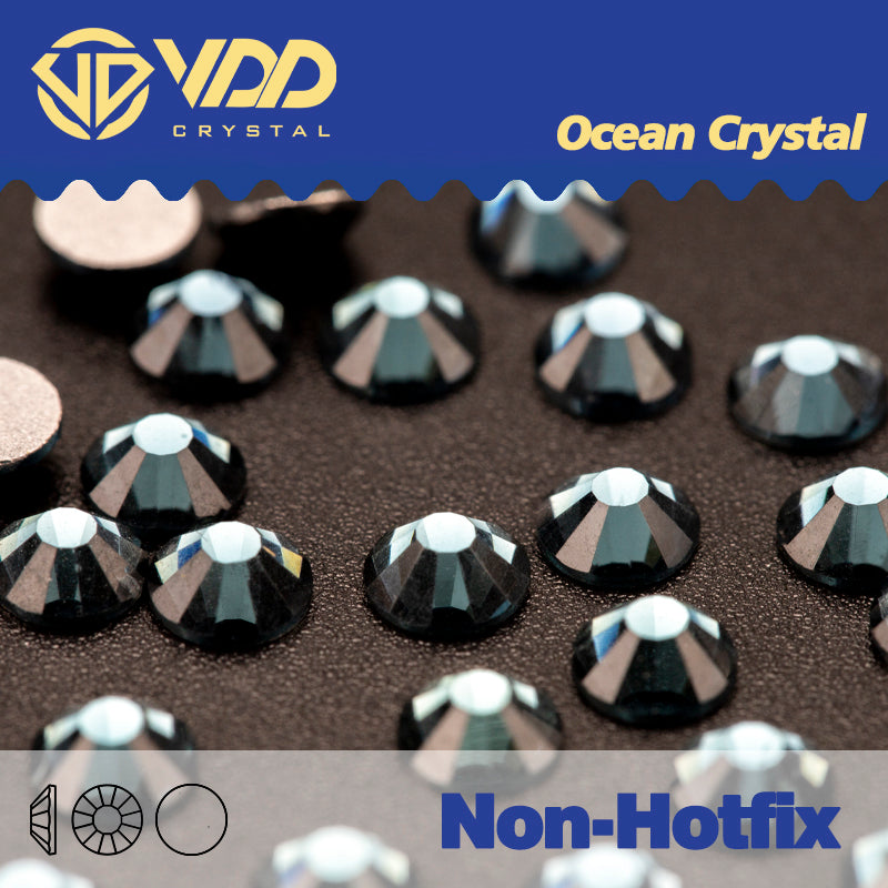 VDD 031 Montana Ocean Series High Quality Non-hotfix Glass Crystal Rhinestones Flatback Strass Stones