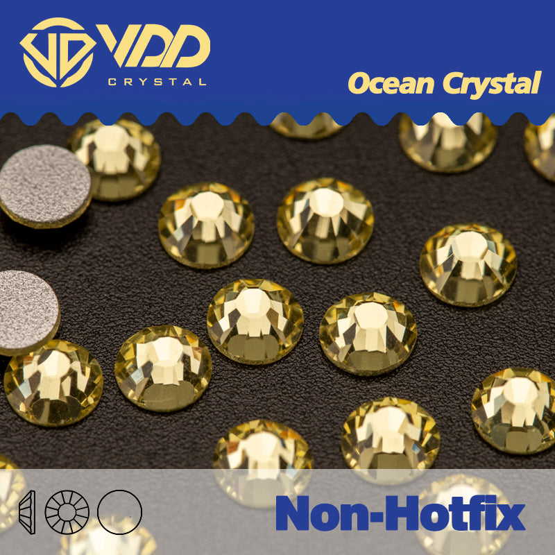 VDD 004 Jonquil  Ocean Series High Quality Non-hotfix Glass Crystal Rhinestones Flatback Strass Stones