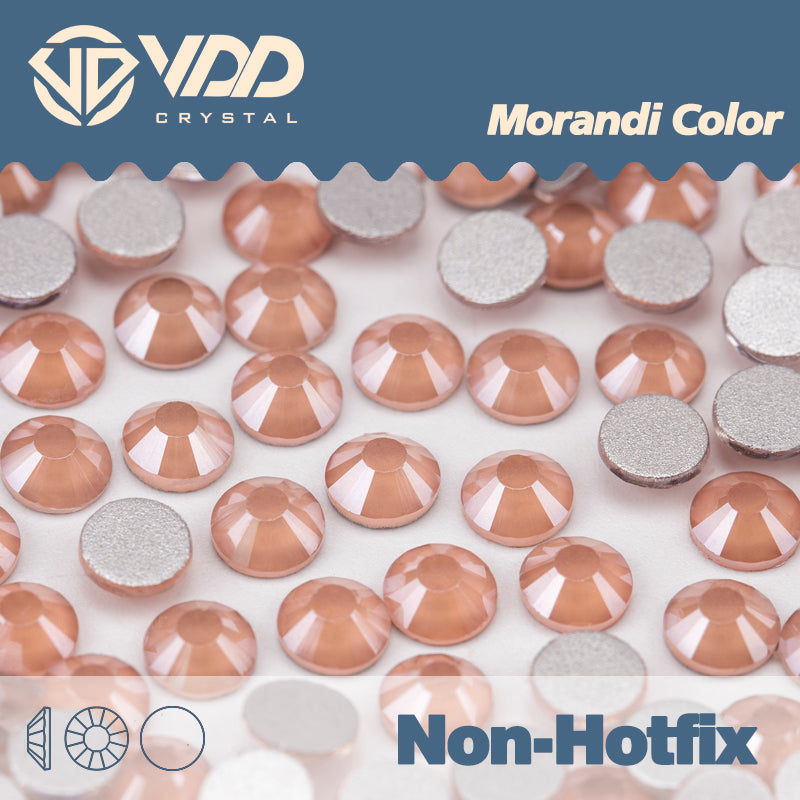 VDD 143 MRD-Honey Peach Ocean Series High Quality Non-hotfix Glass Crystal Rhinestones Flatback Strass Stones