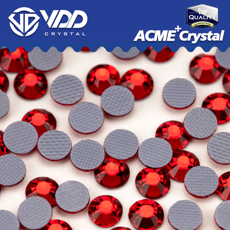 VDD 013 Siam ACME+Series AAAAA Top Quality Hot-Fix Glass Crystal Rhinestones Flatback Strass Stones