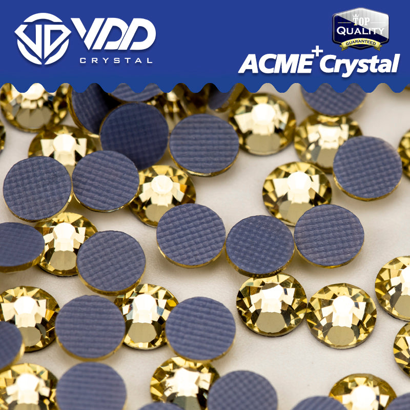 VDD 004 Jonquil ACME+Series AAAAA Top Quality Hot-Fix Glass Crystal Rhinestones Flatback Strass Stones