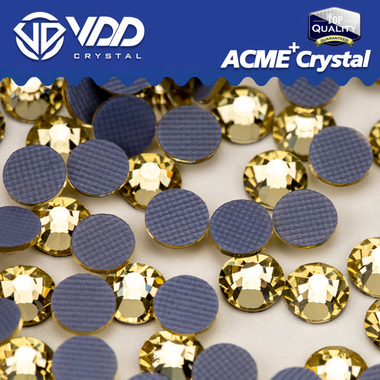 VDD 004 Jonquil ACME+Series AAAAA Top Quality Hot-Fix Glass Crystal Rhinestones Flatback Strass Stones