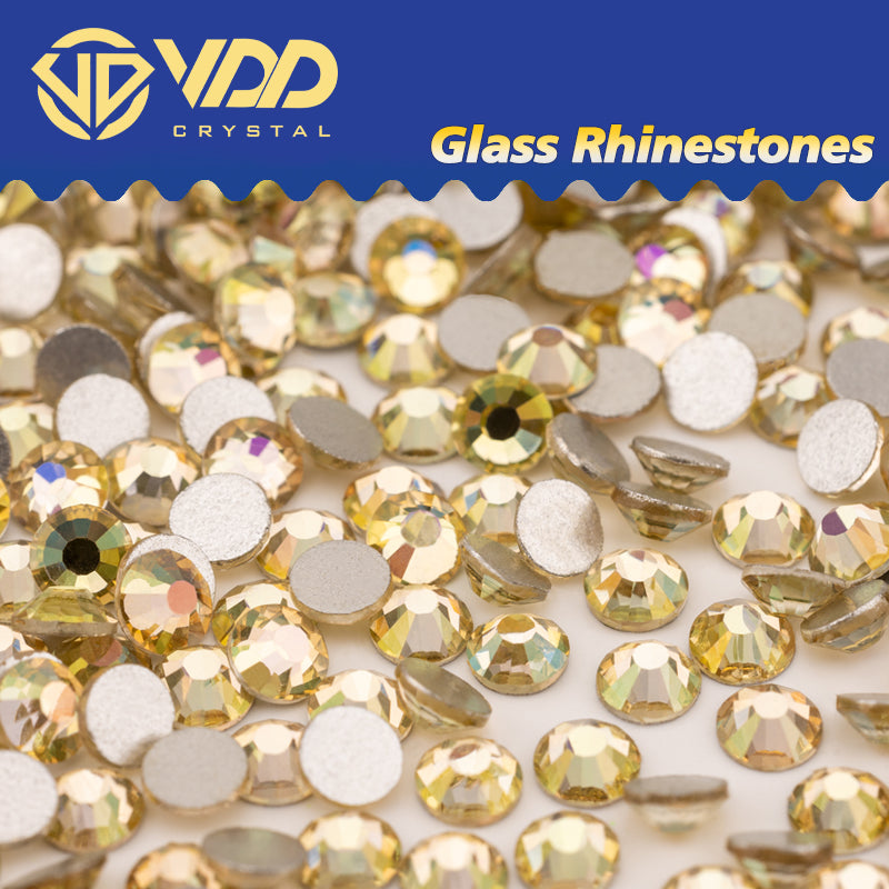 VDD 127 Sunny Bright  Ocean Series High Quality Non-hotfix Glass Crystal Rhinestones Flatback Strass Stones