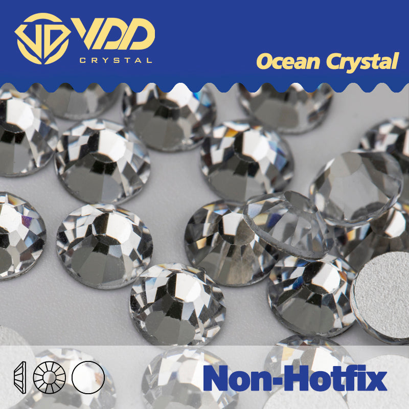 VDD 001 Crystal Ocean Series High Quality Non-hotfix Glass Crystal Rhinestones Flatback Strass Stones