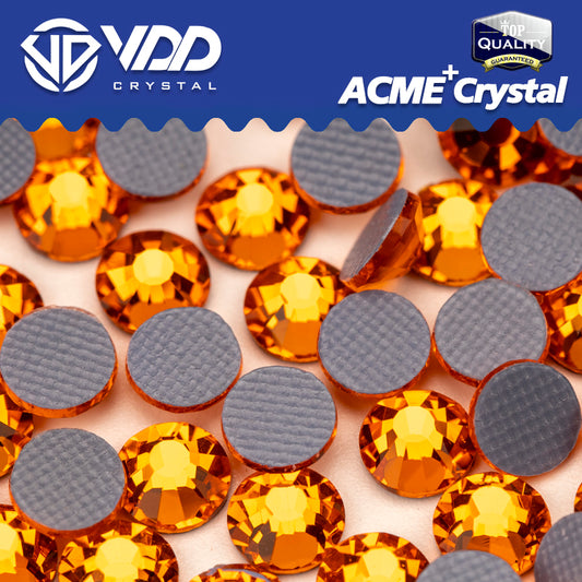 VDD 012 Sun ACME+Series AAAAA Top Quality Hot-Fix Glass Crystal Rhinestones Flatback Strass Stones