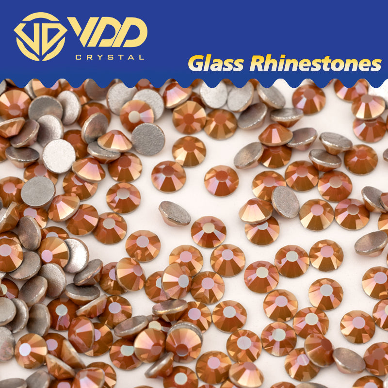 VDD 454 Caramel-Glaze Ocean Series High Quality Non-hotfix Glass Crystal Rhinestones Flatback Strass Stones