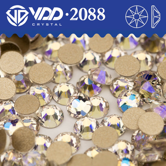 VDD 061	Moon Shadow SS16-SS30 High Quality AAAAA 2088 8 Big 8 Small Rhinestone Flatback Glitter Stone Crafts Nail Art Accessories