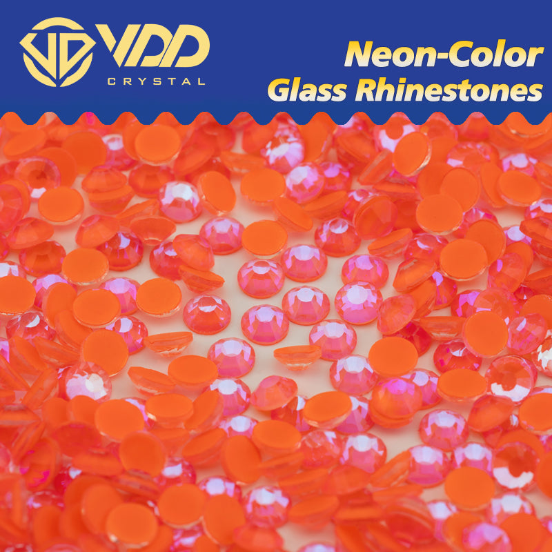 VDD 310 D Red Orange Ocean Series High Quality Non-hotfix Glass Crystal Rhinestones Flatback Strass Stones