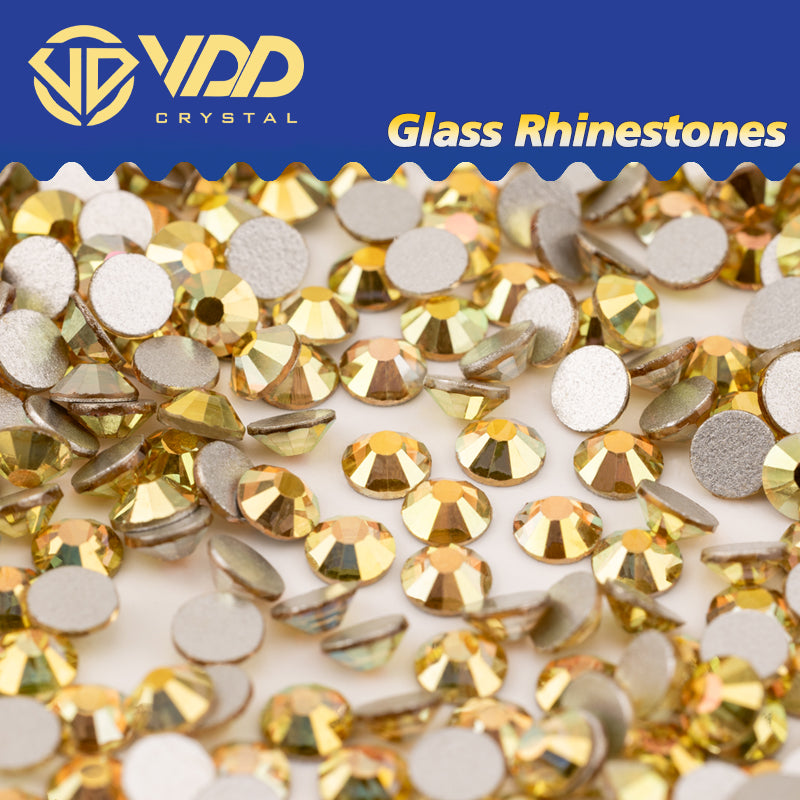 VDD 125 Sun Shine Ocean Series High Quality Non-hotfix Glass Crystal Rhinestones Flatback Strass Stones