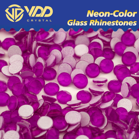 VDD 288 M Pink  Ocean Series High Quality Non-hotfix Glass Crystal Rhinestones Flatback Strass Stones