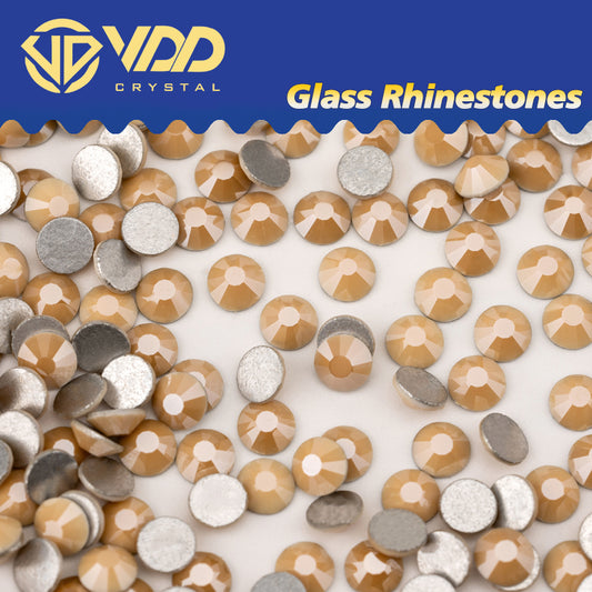 VDD 453 Latte-Glaze Ocean Series High Quality Non-hotfix Glass Crystal Rhinestones Flatback Strass Stones