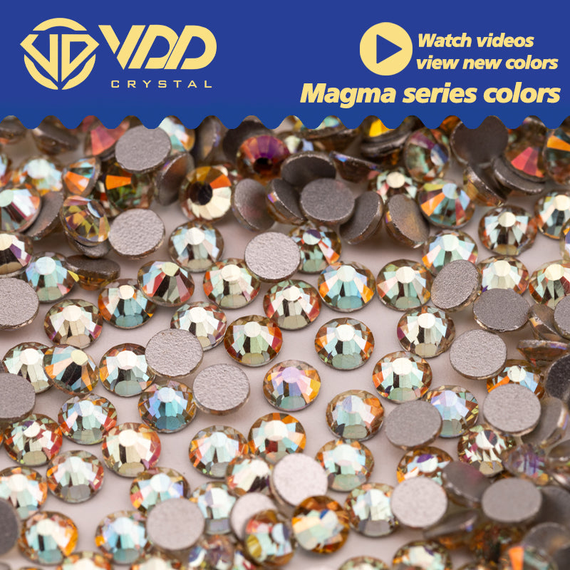 VDD 350 Magma-Moon Ocean Series High Quality Non-hotfix Glass Crystal Rhinestones Flatback Strass Stones