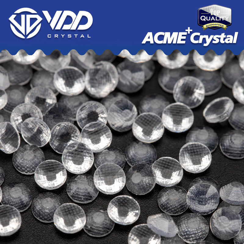 VDD 056 Transparent  ACME+Series AAAAA Top Quality Hot-Fix Glass Crystal Rhinestones Flatback Strass Stones