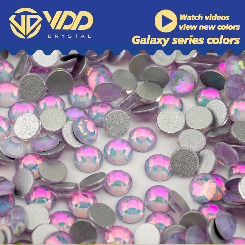 VDD 416 Galaxy-Lilac Ocean Series High Quality Non-hotfix Glass Crystal Rhinestones Flatback Strass Stones