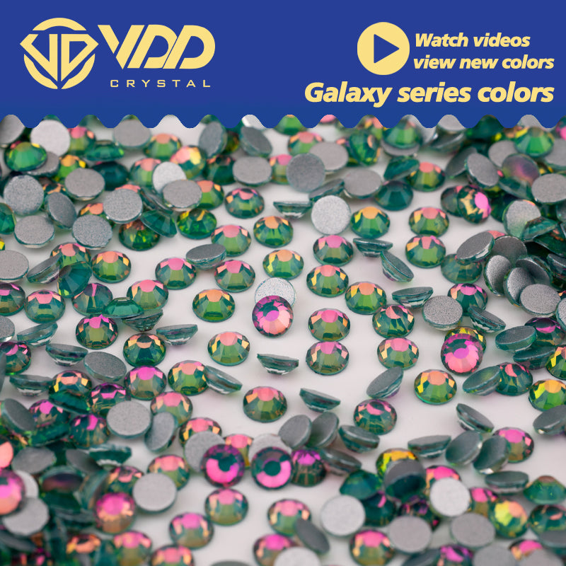 VDD 418 Galaxy-Moss Ocean Series High Quality Non-hotfix Glass Crystal Rhinestones Flatback Strass Stones