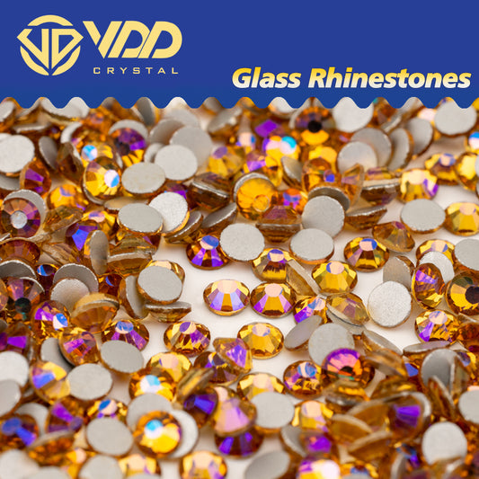 VDD 123 Gloaming Ocean Series High Quality Non-hotfix Glass Crystal Rhinestones Flatback Strass Stones