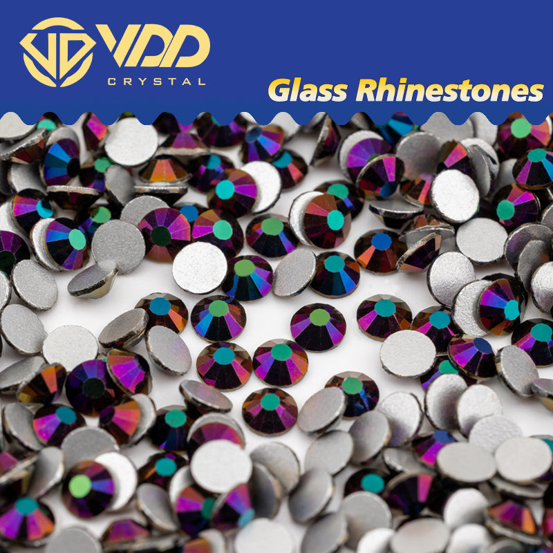 VDD 168 Blue Love Ocean Series High Quality Non-hotfix Glass Crystal Rhinestones Flatback Strass Stones