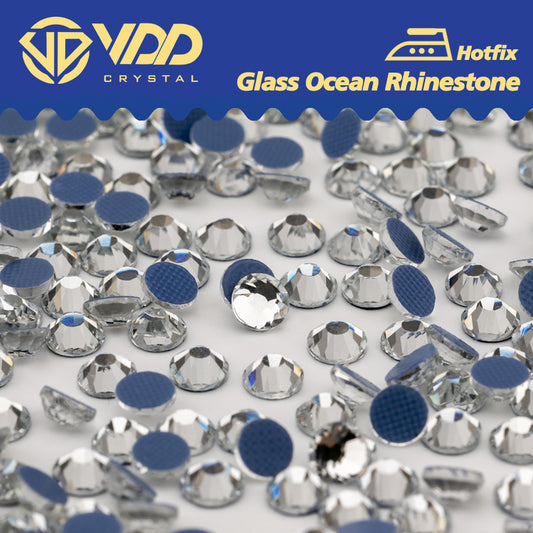 VDD 001 Crystal Ocean Series High Quality Hot-Fix Glass Crystal Rhinestones Flatback Strass Stones