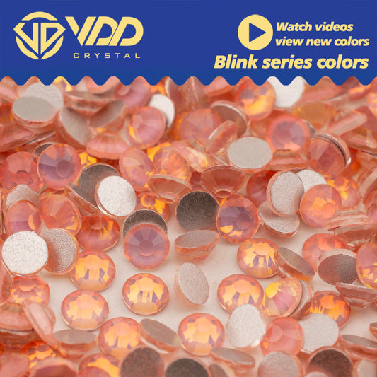 VDD 469 Blink-Sweet Pink Ocean  Series High Quality Non-hotfix Glass Crystal Rhinestones Flatback Strass Stones