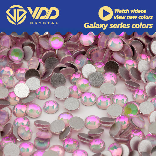 VDD 413 Galaxy-Sakura Ocean Series High Quality Non-hotfix Glass Crystal Rhinestones Flatback Strass Stones