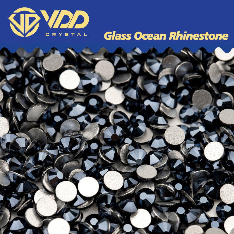 VDD 171  Metallic Dark Ocean Series High Quality Non-hotfix Glass Crystal Rhinestones Flatback Strass Stones