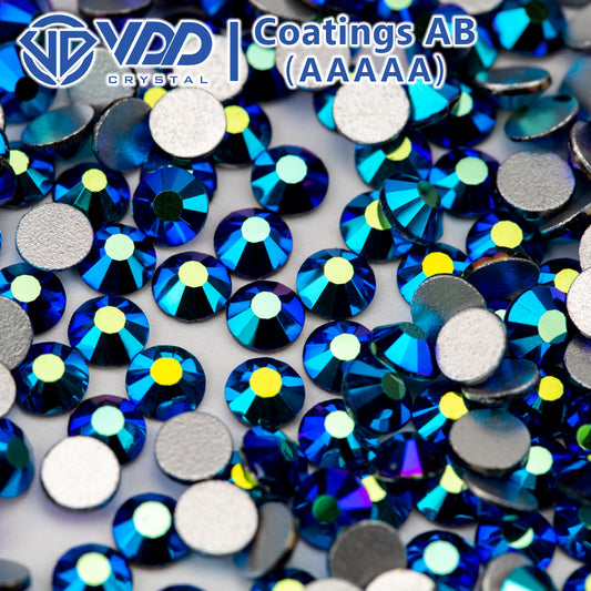 VDD  073 Jet AB  Ocean Series High Quality Non-hotfix Glass Crystal Rhinestones Flatback Strass Stones