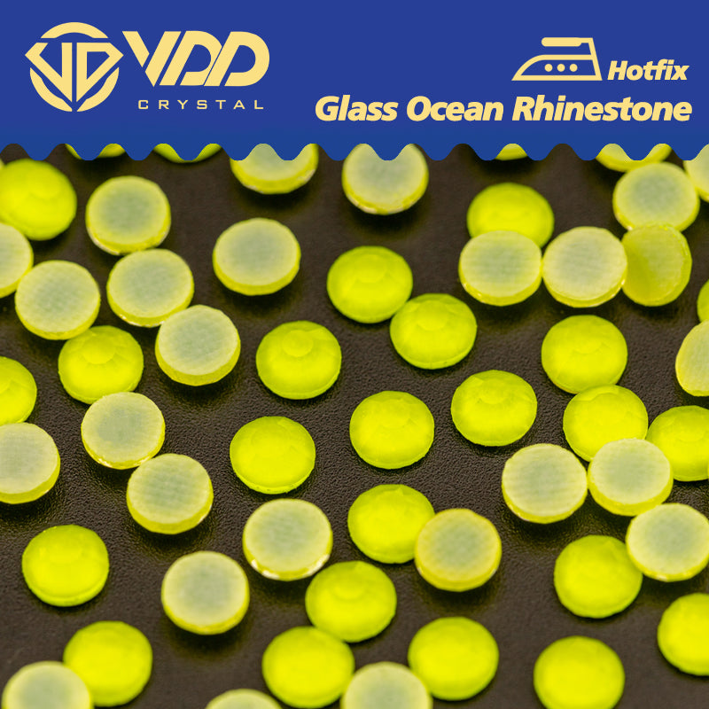 VDD 285 M Citrine Ocean Series High Quality  Hot-Fix Glass Crystal Rhinestones Flatback Strass Stones