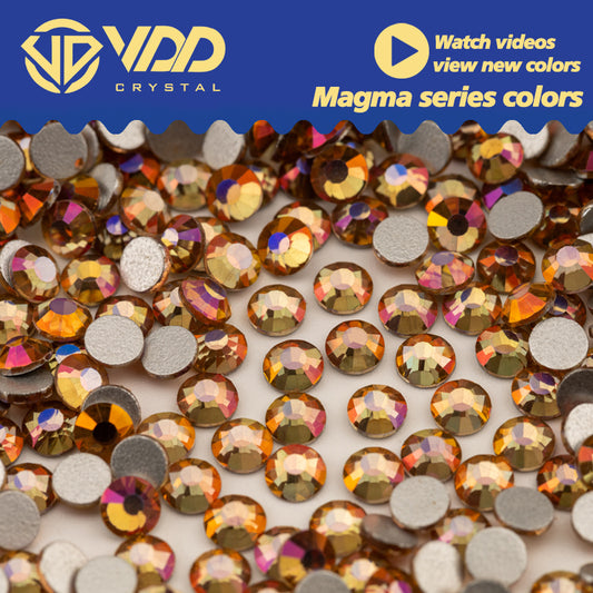 VDD 357 Magma-Hibiscus Ocean Series High Quality Non-hotfix Glass Crystal Rhinestones Flatback Strass Stones