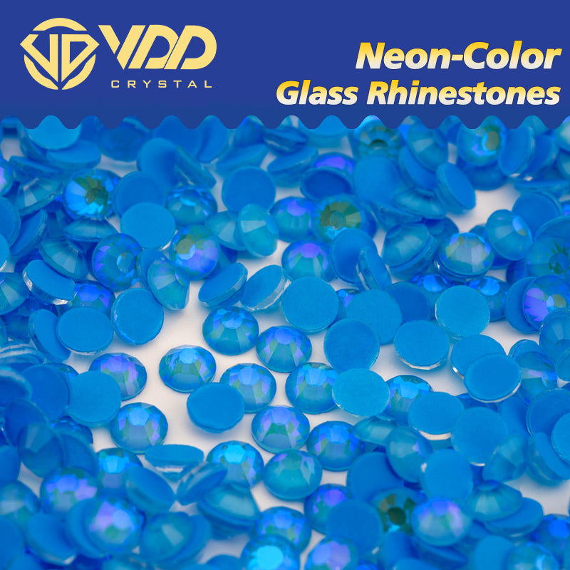 VDD 309 D Ocean Blue  Ocean Series High Quality Non-hotfix Glass Crystal Rhinestones Flatback Strass Stones