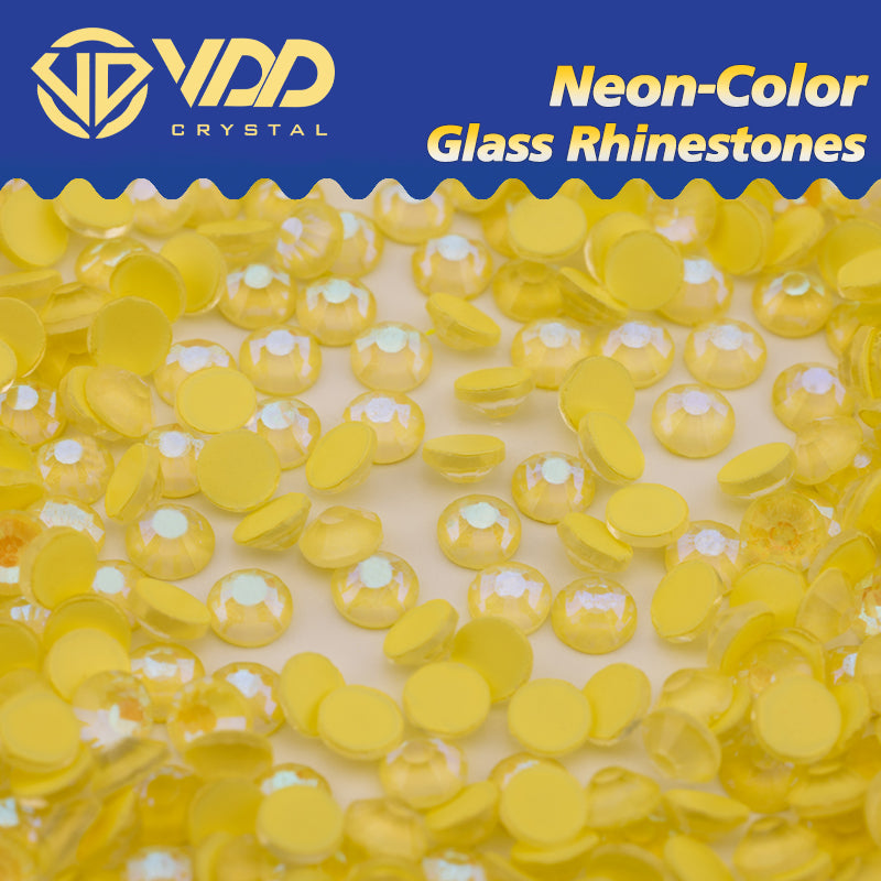 VDD 302 D Light Topaz Ocean Series High Quality Non-hotfix Glass Crystal Rhinestones Flatback Strass Stones