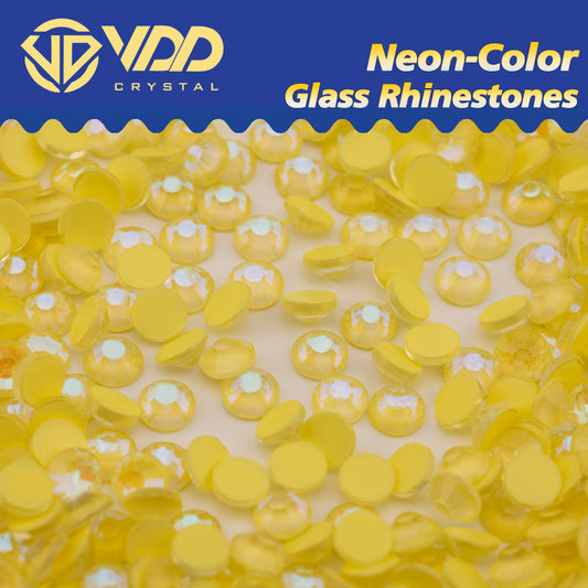 VDD 302 D Light Topaz Ocean Series High Quality Non-hotfix Glass Crystal Rhinestones Flatback Strass Stones