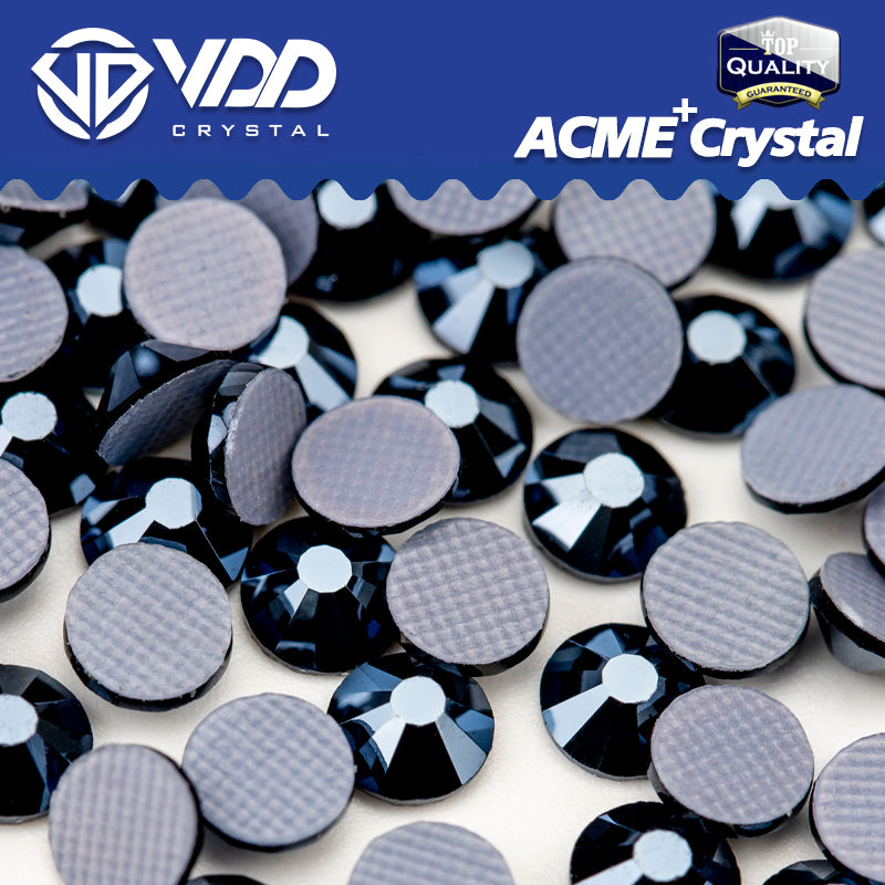 VDD 068 Metallic Blue ACME+Series AAAAA Top Quality Hot-Fix Glass Crystal Rhinestones Flatback Strass Stones