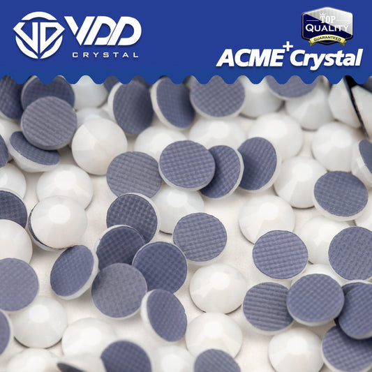 VDD 048 Chalk White  ACME+Series AAAAA Top Quality Hot-Fix Glass Crystal Rhinestones Flatback Strass Stones