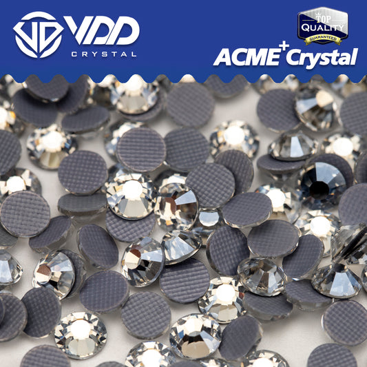 VDD 059 Sliver Shadow ACME+Series AAAAA Top Quality Hot-Fix Glass Crystal Rhinestones Flatback Strass Stones