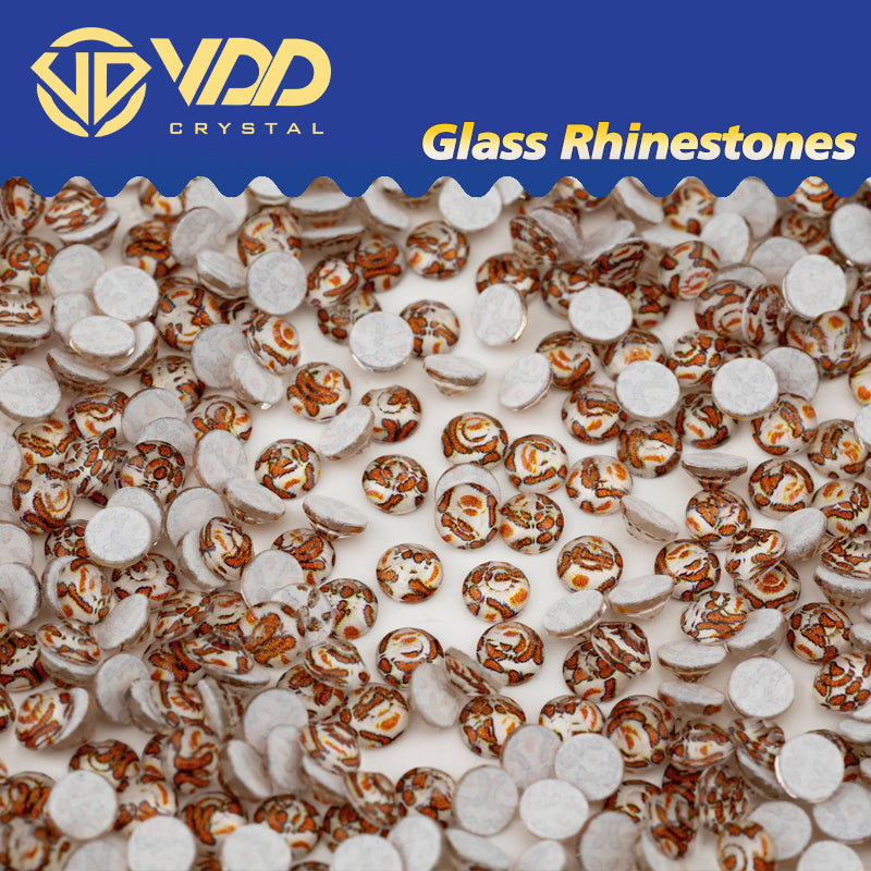 VDD 239 Leopard  Ocean Series High Quality Non-hotfix Glass Crystal Rhinestones Flatback Strass Stones