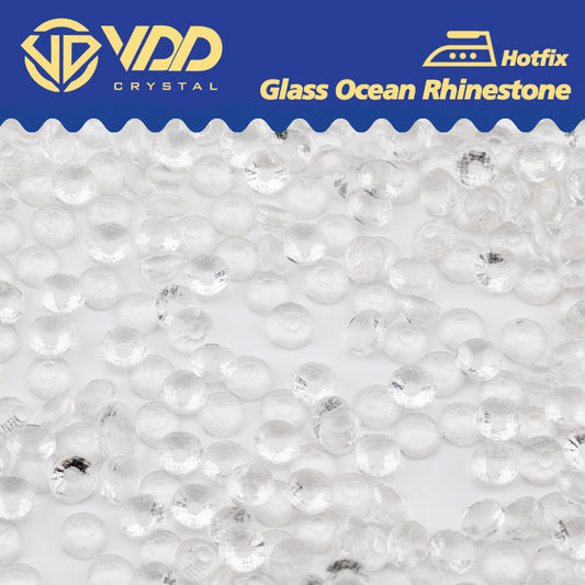 VDD 056 Transparent Ocean Series High Quality Hot-Fix Glass Crystal Rhinestones Flatback Strass Stones