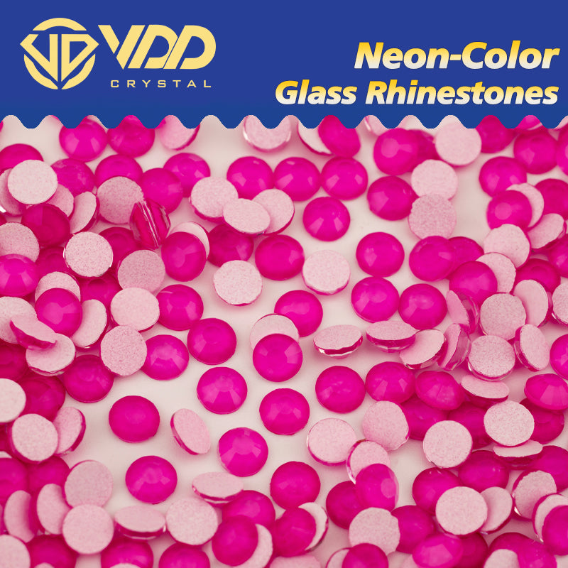 VDD 290 M Magenta Ocean Series High Quality Non-hotfix Glass Crystal Rhinestones Flatback Strass Stones