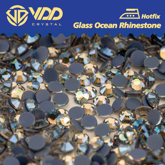 VDD 223 Sea Light Ocean Series High Quality  Hot-Fix Glass Crystal Rhinestones Flatback Strass Stones