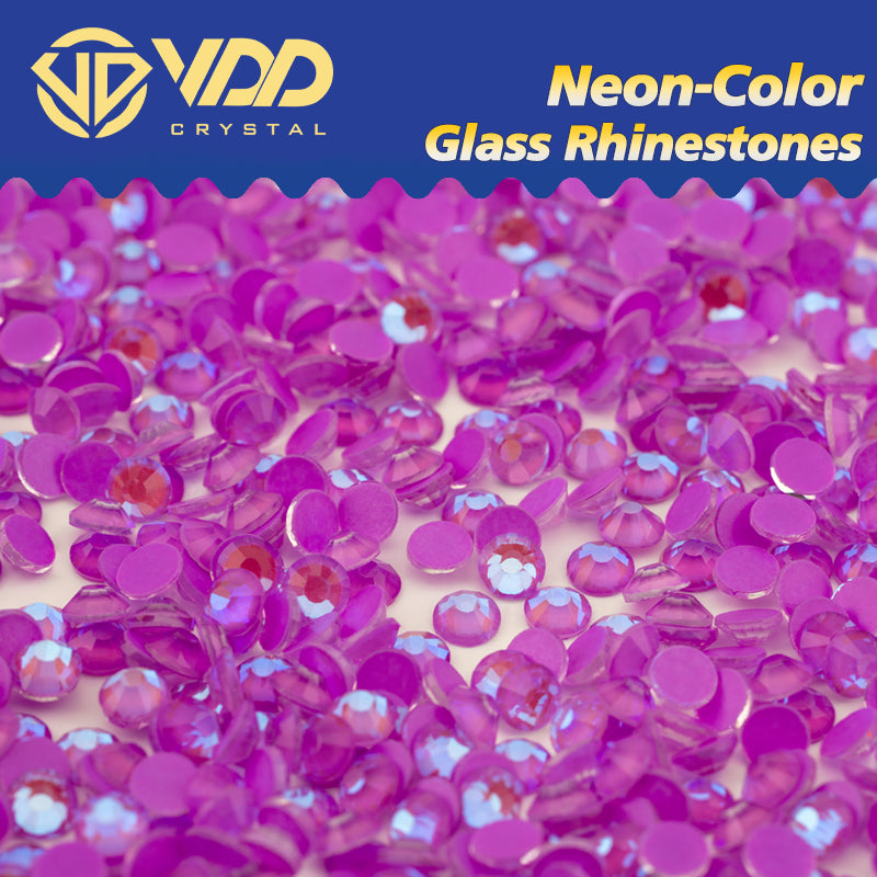 VDD 307 D Purple Ocean Series High Quality Non-hotfix Glass Crystal Rhinestones Flatback Strass Stones