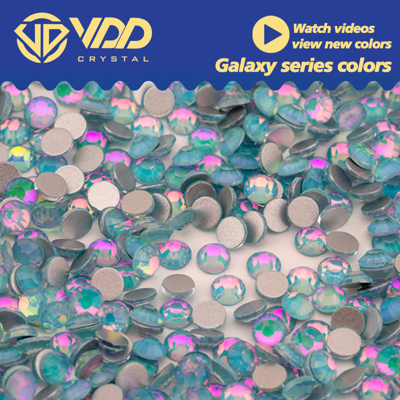 VDD 412 Galaxy-Blue Ocean Series High Quality Non-hotfix Glass Crystal Rhinestones Flatback Strass Stones