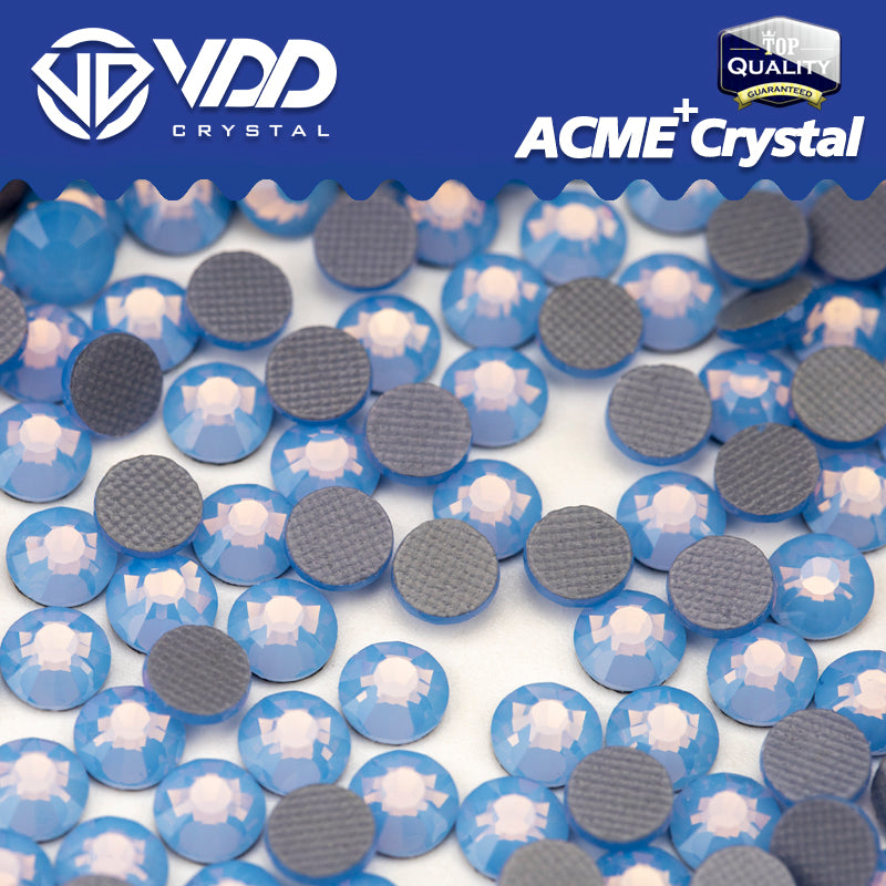 VDD 045 Blue Opal  ACME+Series AAAAA Top Quality Hot-Fix Glass Crystal Rhinestones Flatback Strass Stones