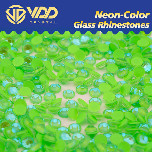 VDD 308 D Grass Green  Ocean Series High Quality Non-hotfix Glass Crystal Rhinestones Flatback Strass Stones