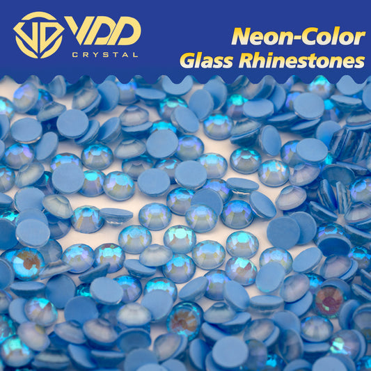 VDD 303 D Blue Ocean Series High Quality Non-hotfix Glass Crystal Rhinestones Flatback Strass Stones