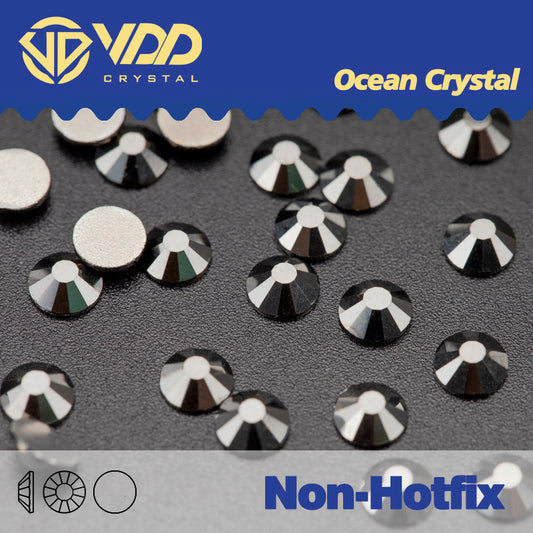 VDD 065 Hematite  Ocean Series High Quality Non-hotfix Glass Crystal Rhinestones Flatback Strass Stones