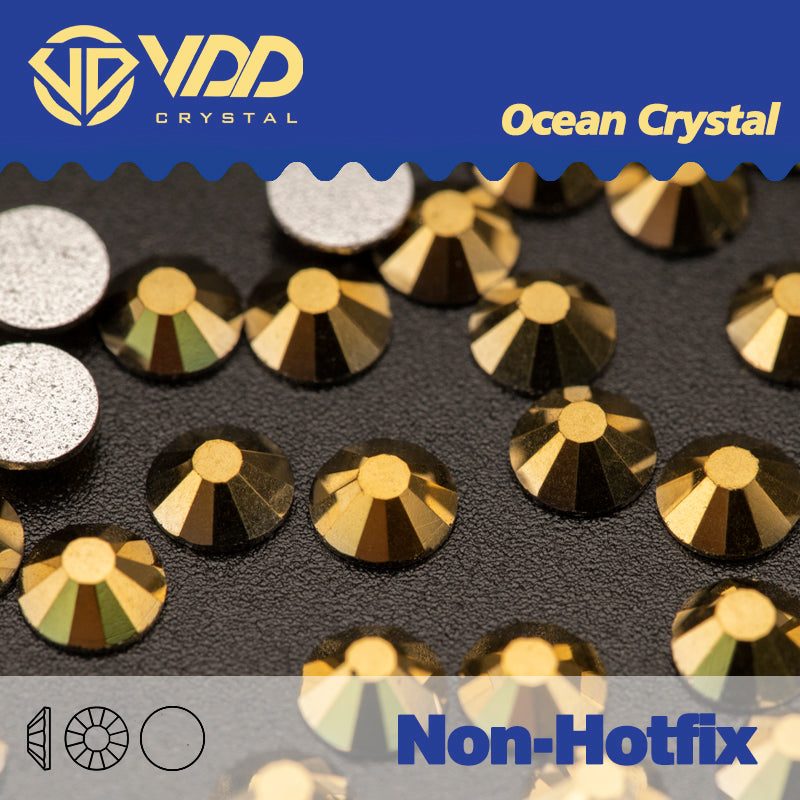 VDD 067 Aurum Ocean Series High Quality Non-hotfix Glass Crystal Rhinestones Flatback Strass Stones