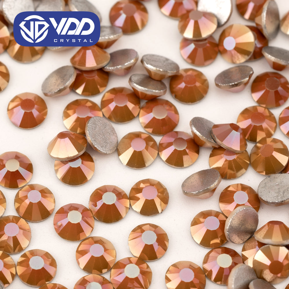 VDD 454 Caramel-Glaze Ocean Series High Quality Non-hotfix Glass Crystal Rhinestones Flatback Strass Stones