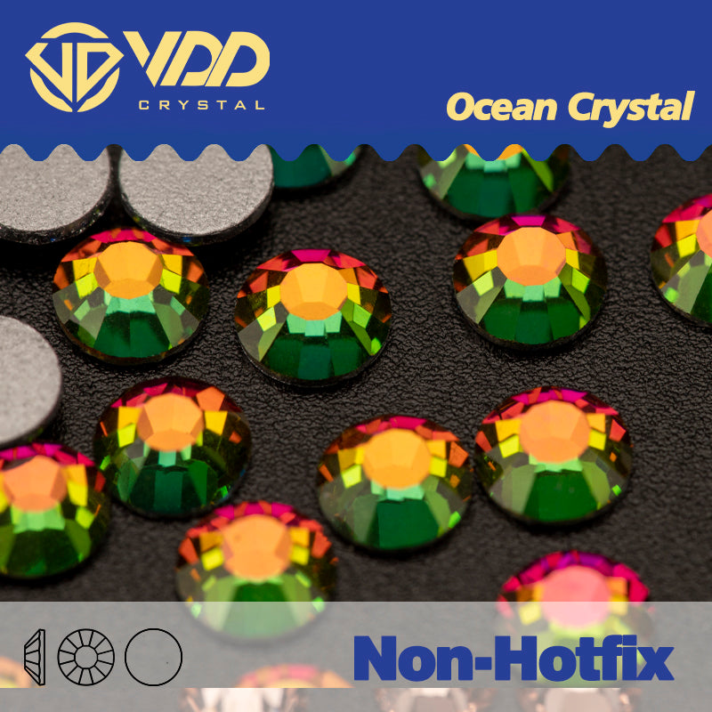 VDD 039 Vitrail Medium Ocean Series High Quality Non-hotfix Glass Crystal Rhinestones Flatback Strass Stones