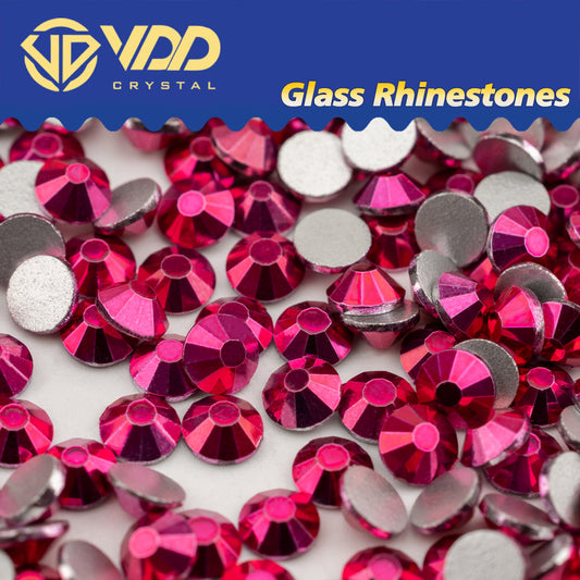 VDD 160 Metallic Rose Ocean Series High Quality Non-hotfix Glass Crystal Rhinestones Flatback Strass Stones